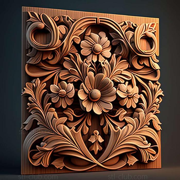 RELIEFCARVED WOODEN